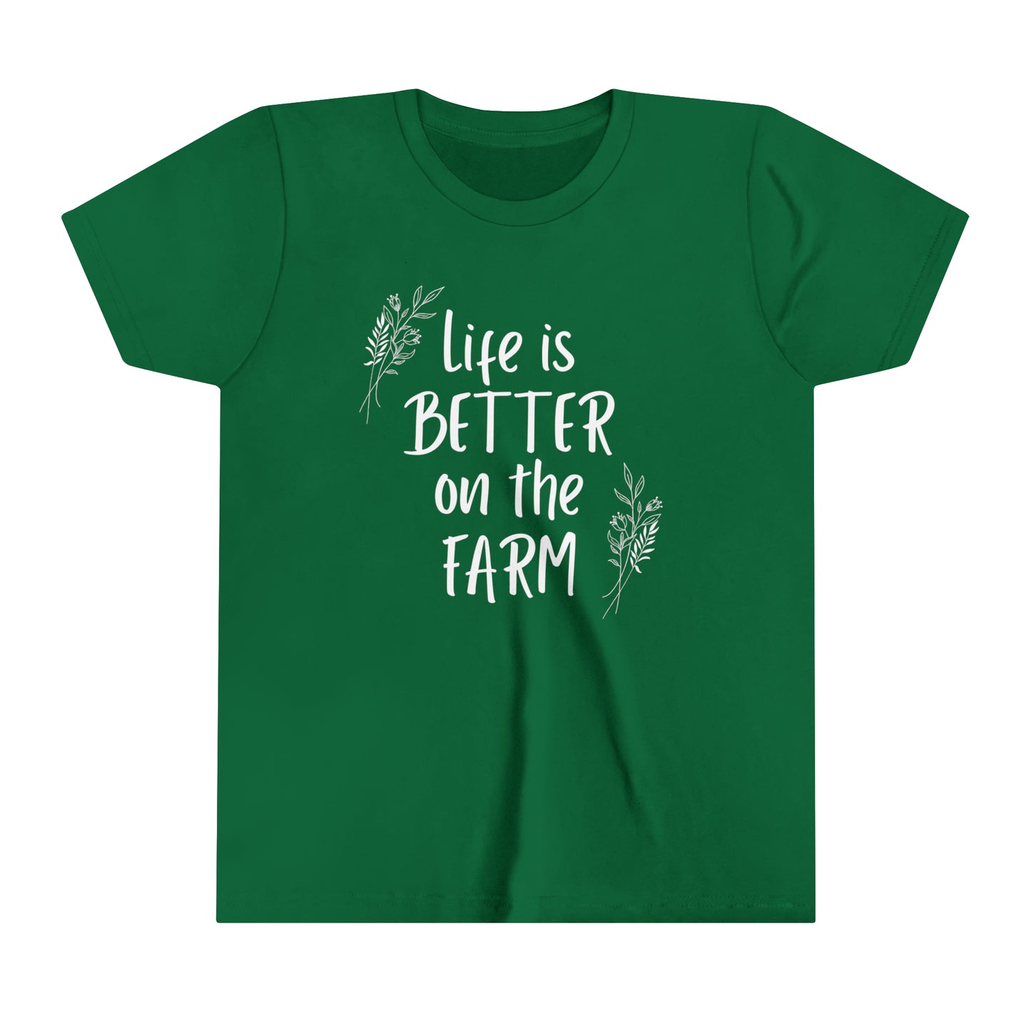 Life is Better on the Farm Youth Short Sleeve Tee - My Country Kid