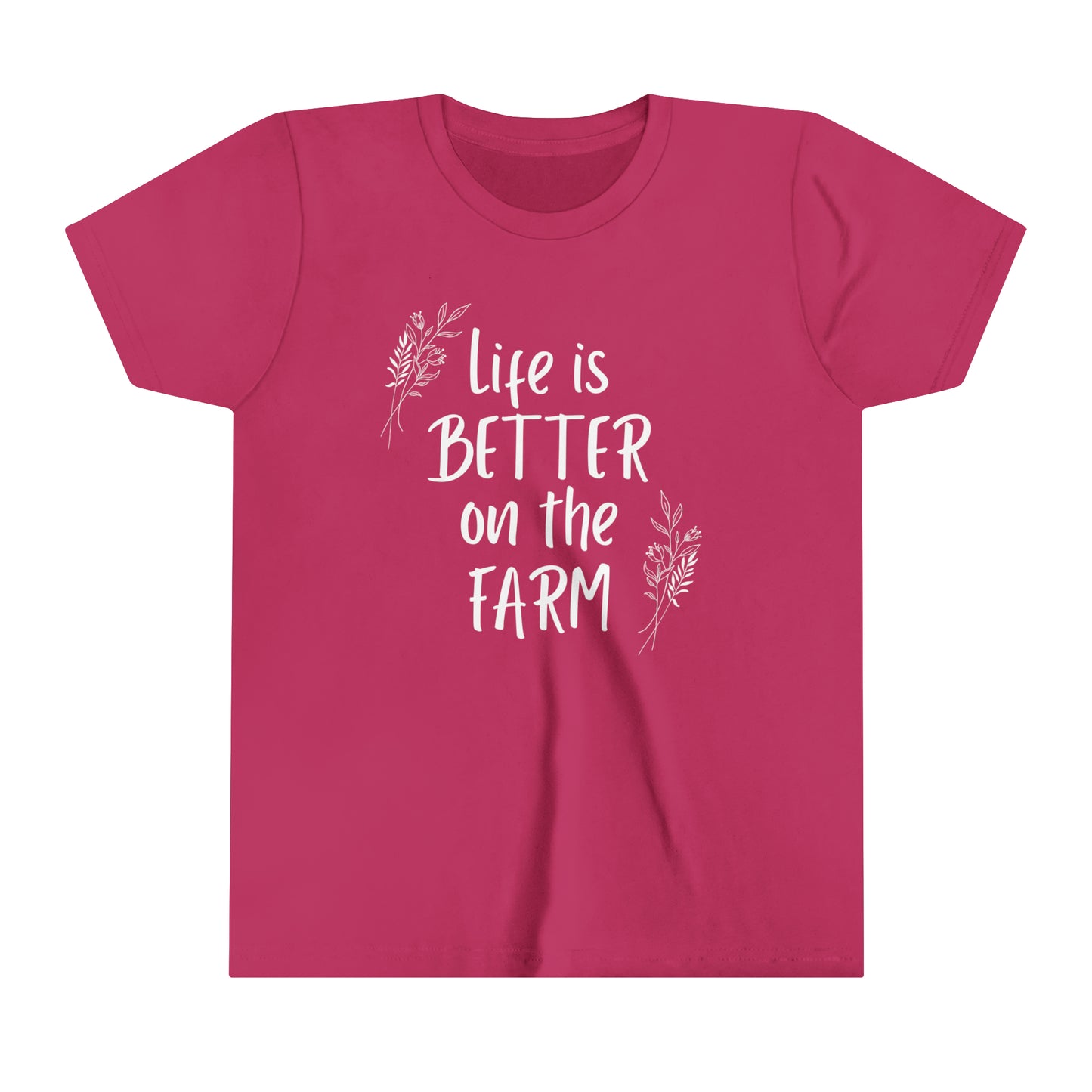 Life is Better on the Farm Youth Short Sleeve Tee - My Country Kid