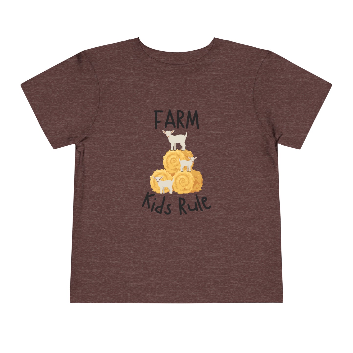 Farm Kids Rule Toddler Short Sleeve Tee