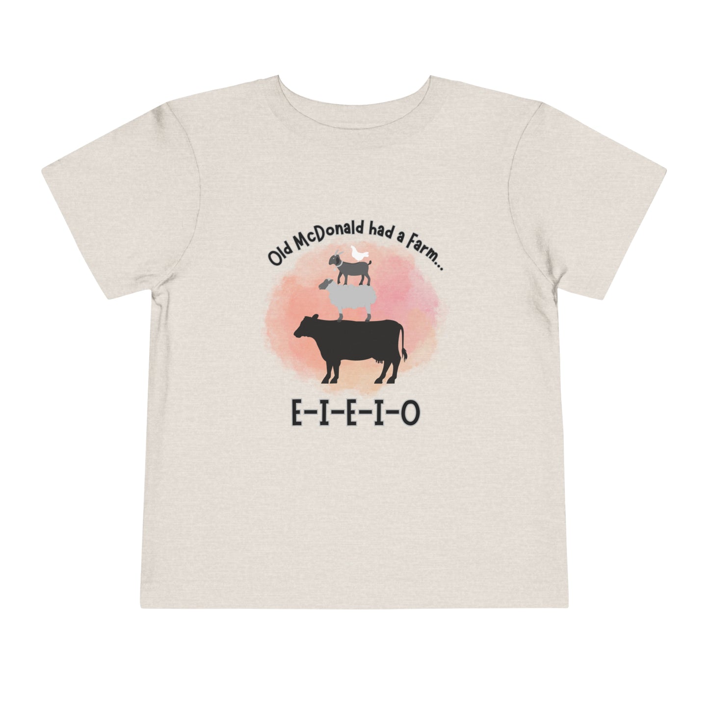 Old McDonald had a Farm Toddler Short Sleeve Tee