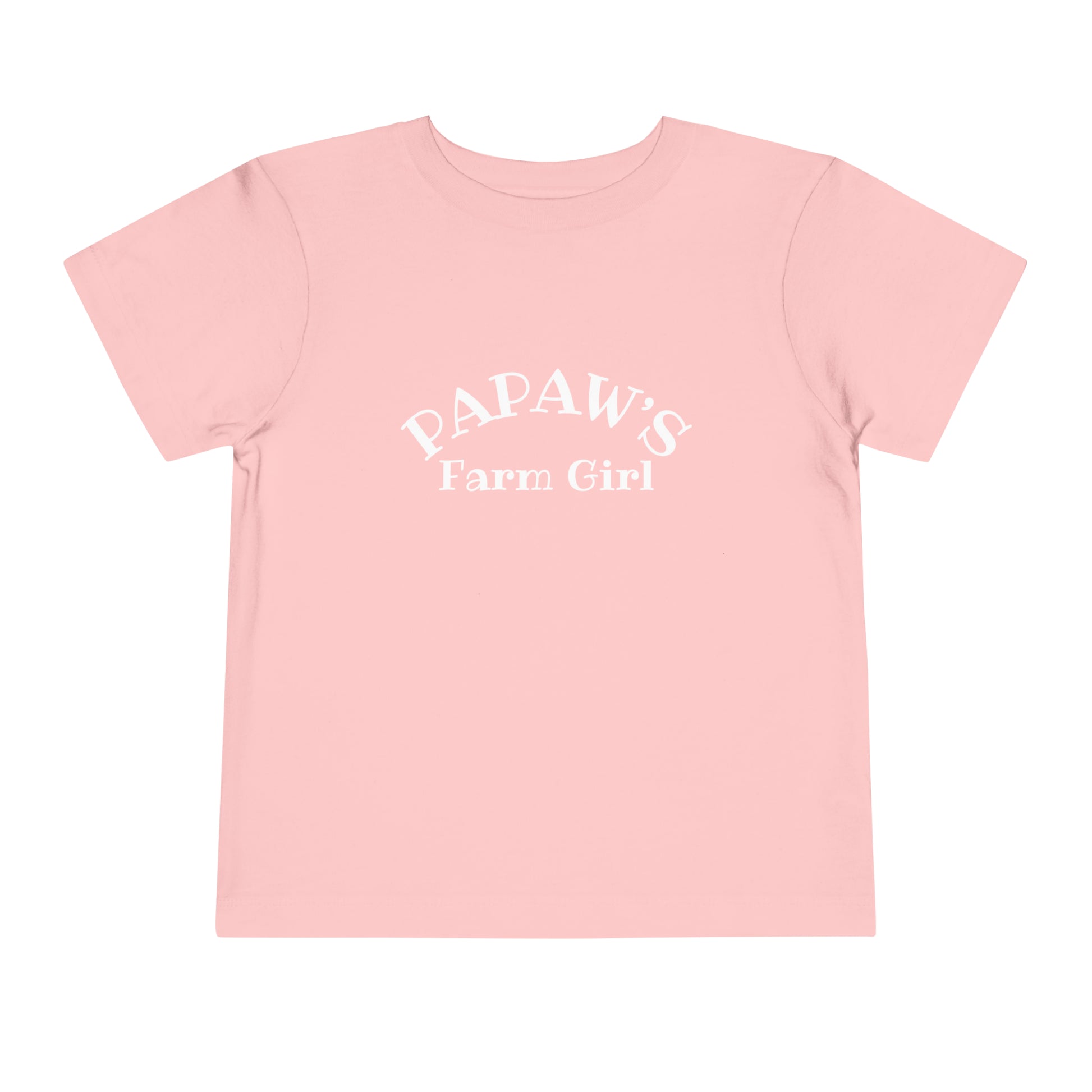 Papaw's Farm Girl Toddler Short Sleeve Tee - My Country Kid