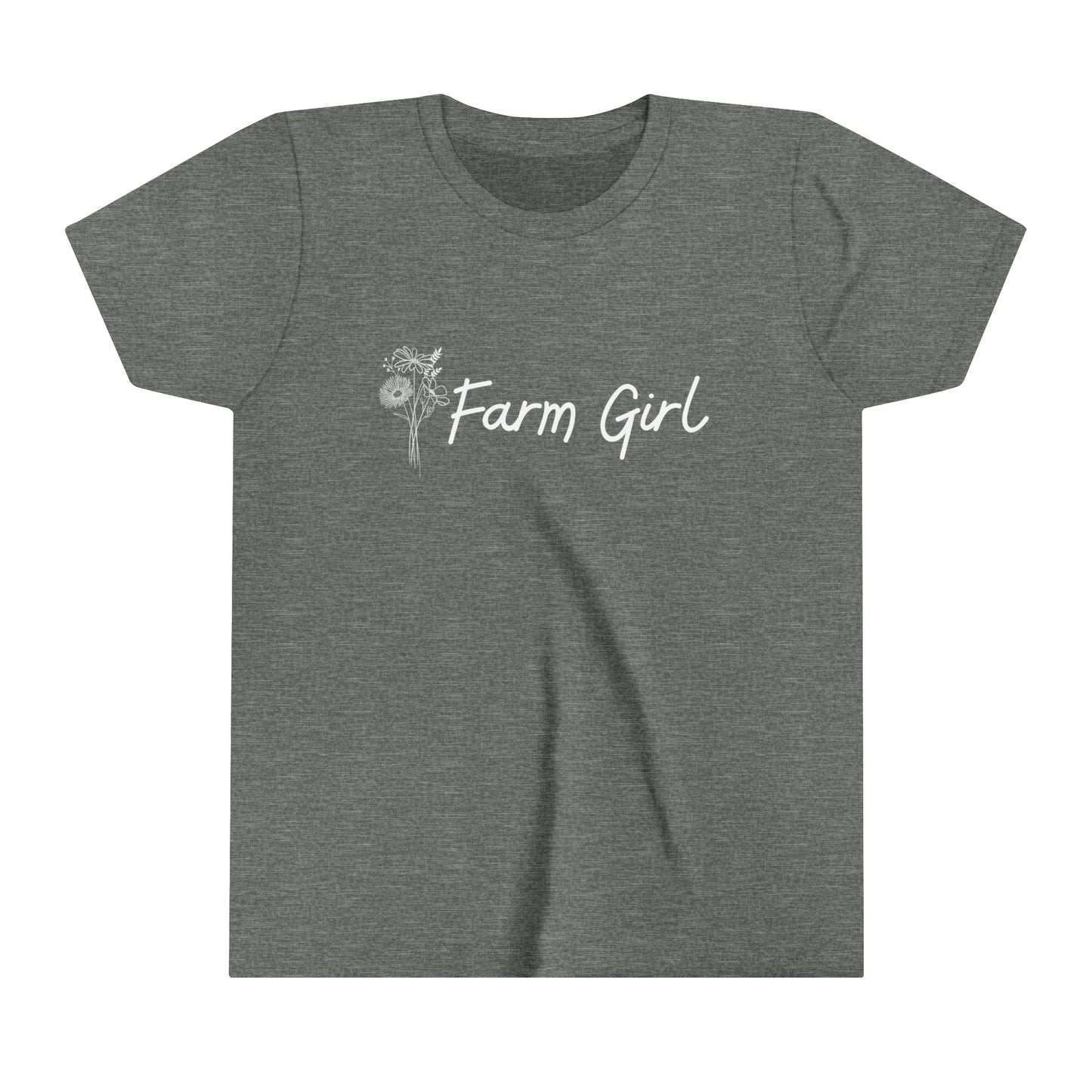 Farm Girl Youth Short Sleeve Tee - My Country Kid