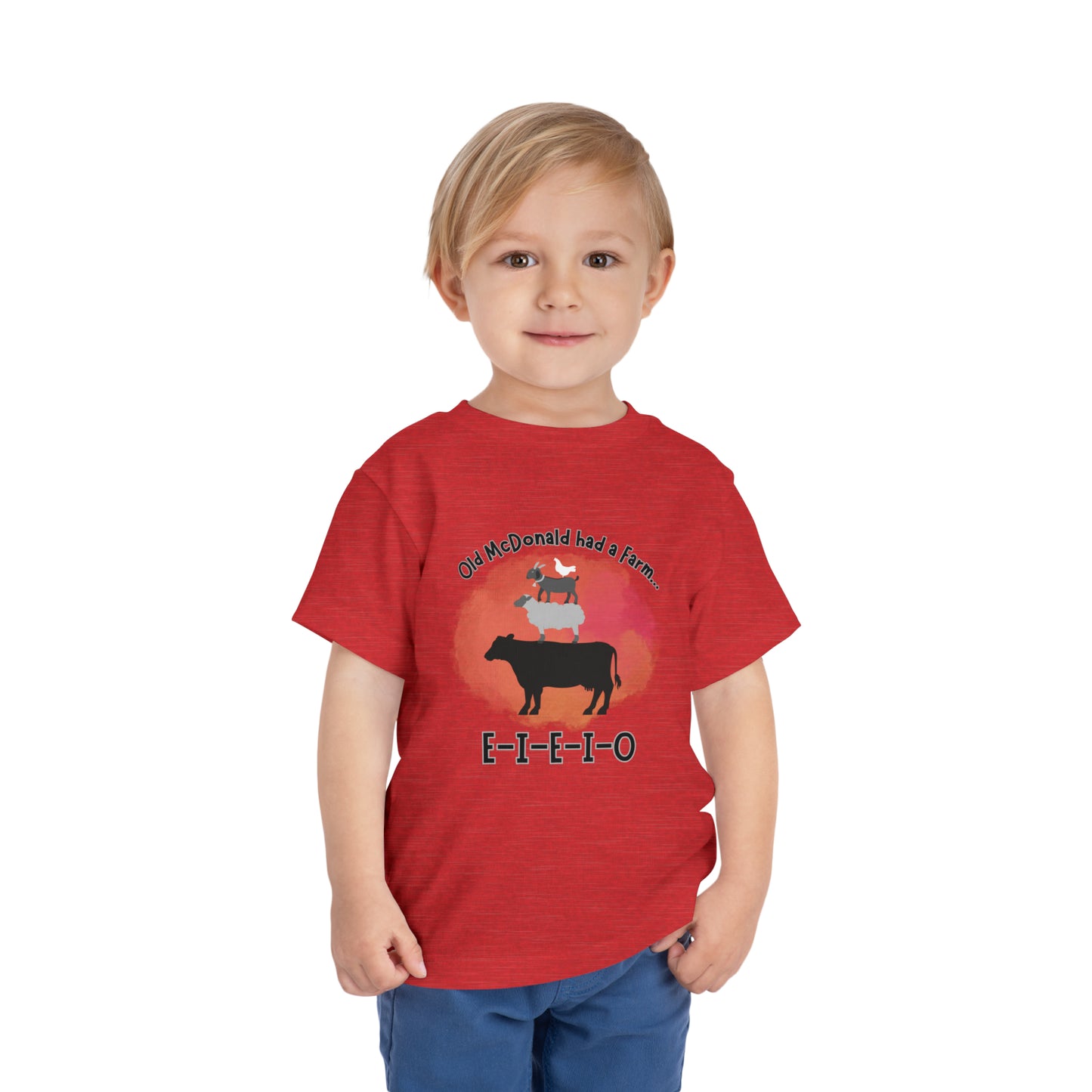 Old McDonald had a Farm Toddler Short Sleeve Tee