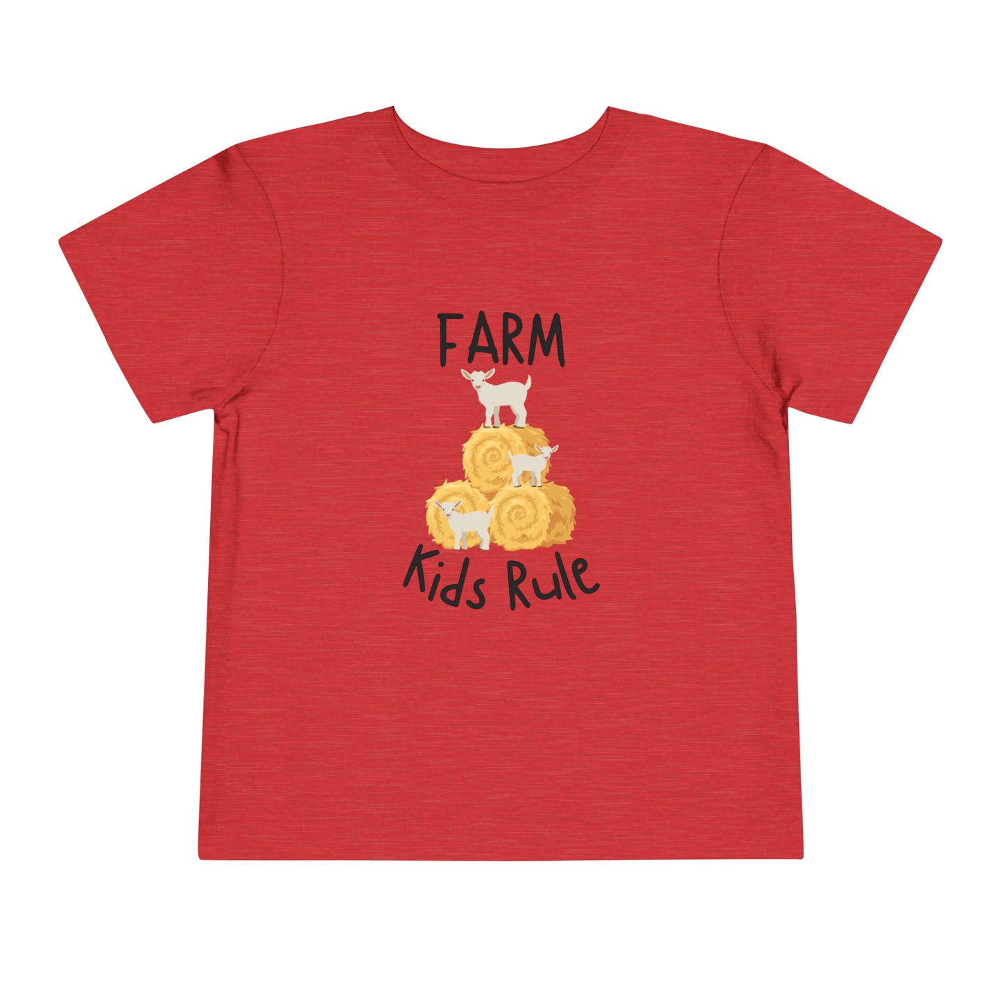 Farm Kids Rule Toddler Short Sleeve Tee