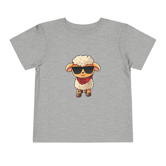 Baaad to the bone Toddler Short Sleeve Tee - My Country Kid