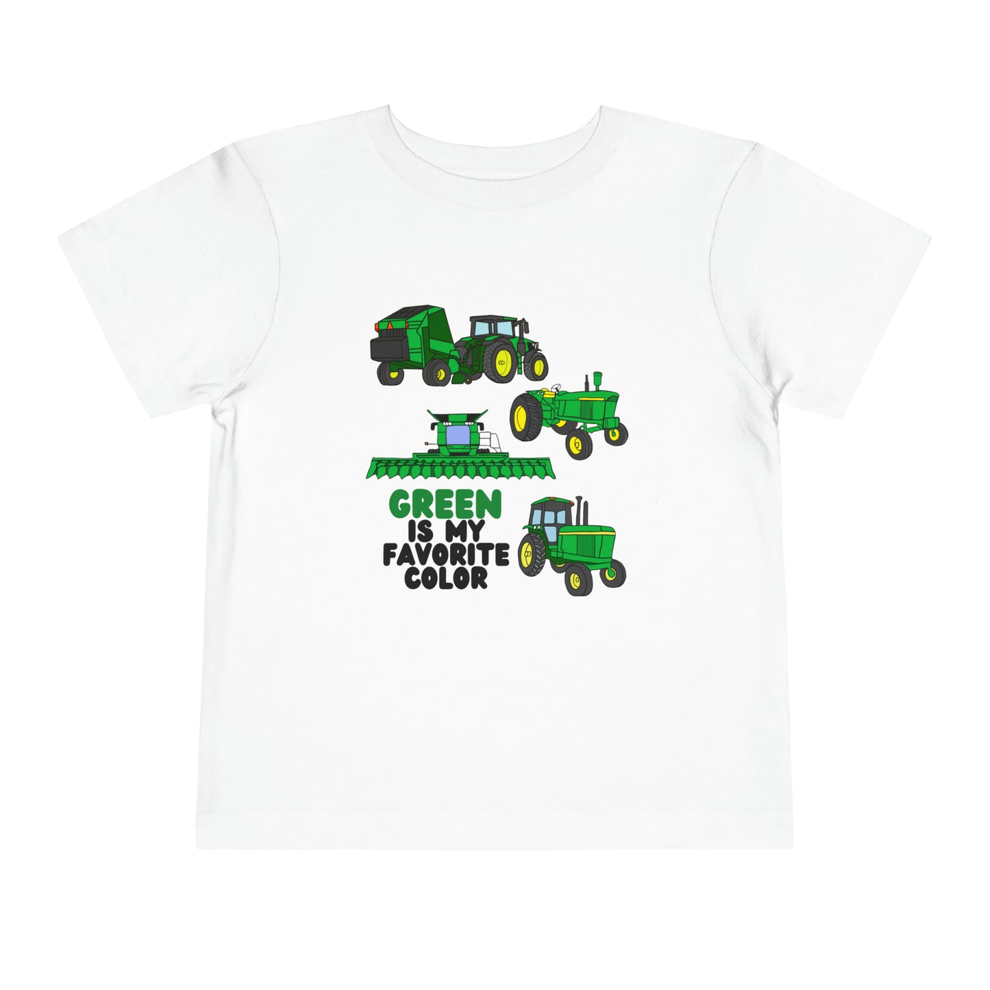 Green is my Favorite Color Toddler Short Sleeve Tee