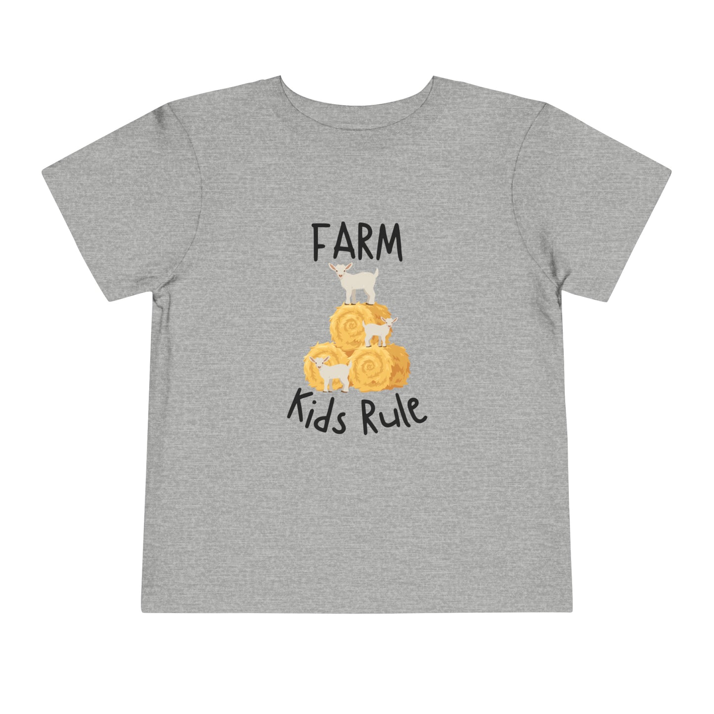 Farm Kids Rule Toddler Short Sleeve Tee