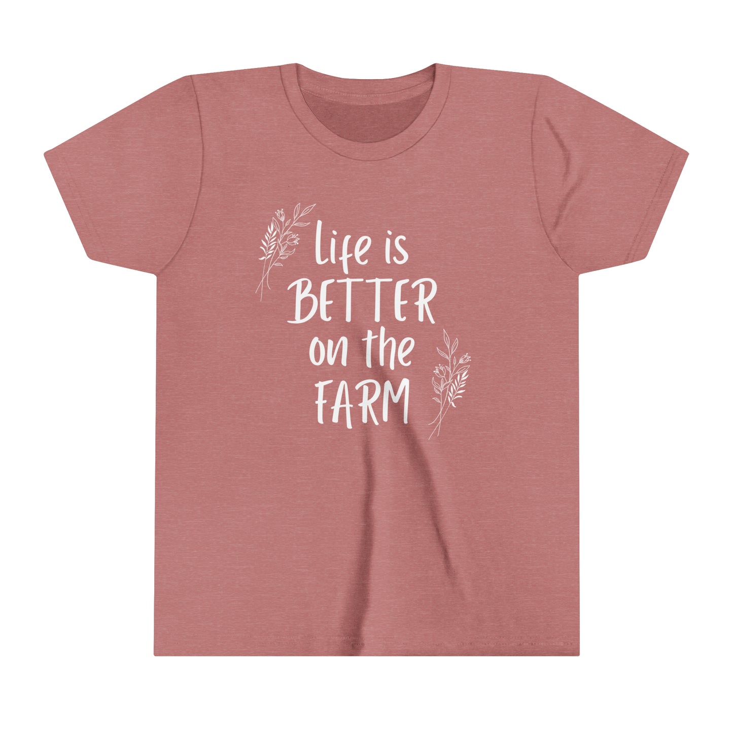 Life is Better on the Farm Youth Short Sleeve Tee - My Country Kid