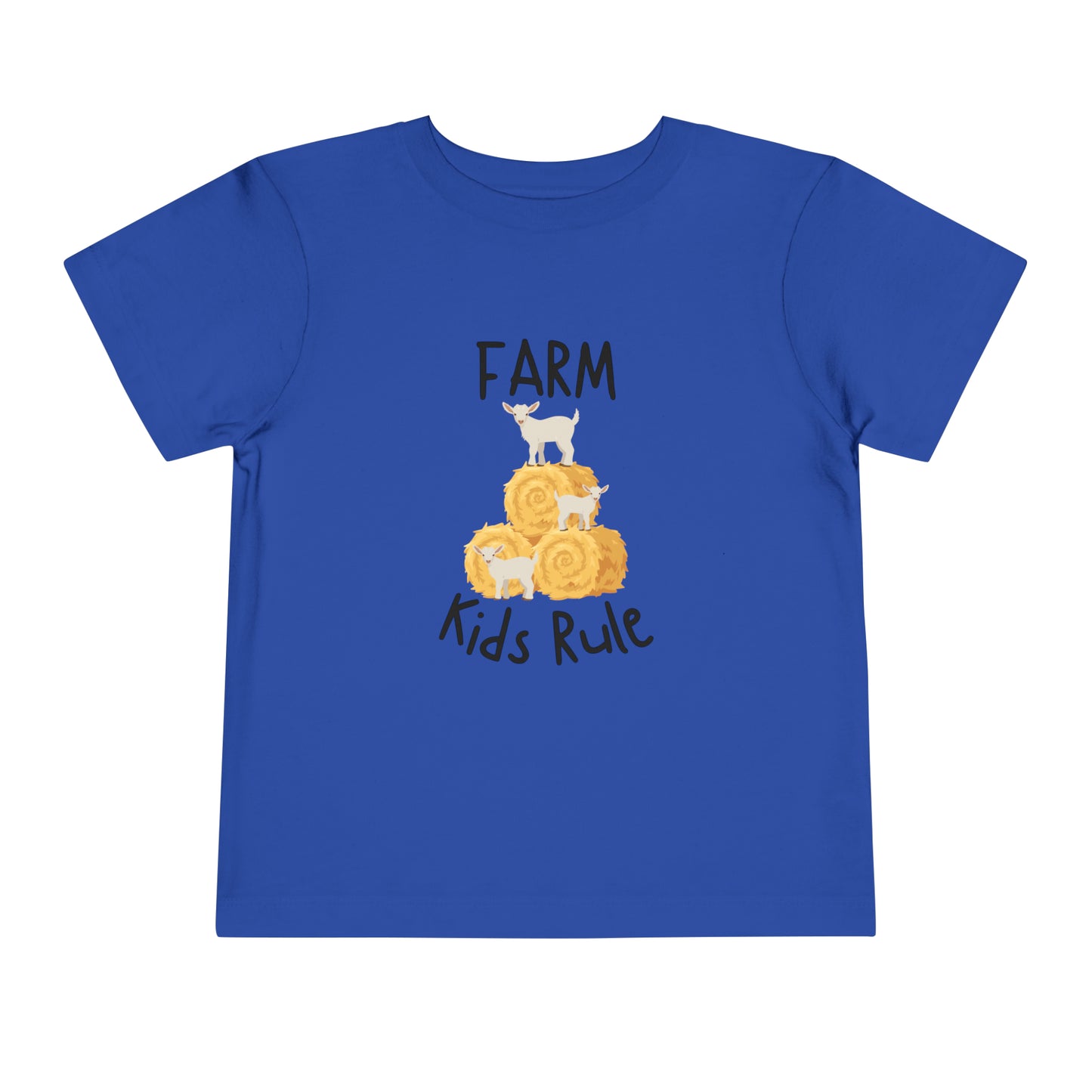 Farm Kids Rule Toddler Short Sleeve Tee