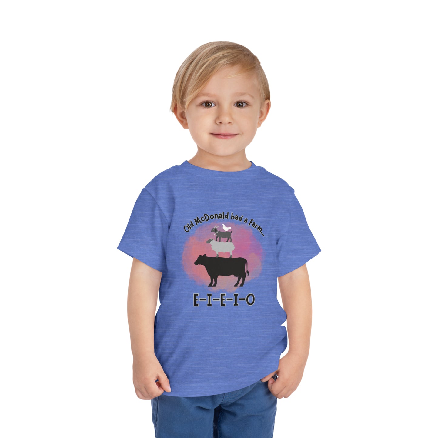 Old McDonald had a Farm Toddler Short Sleeve Tee