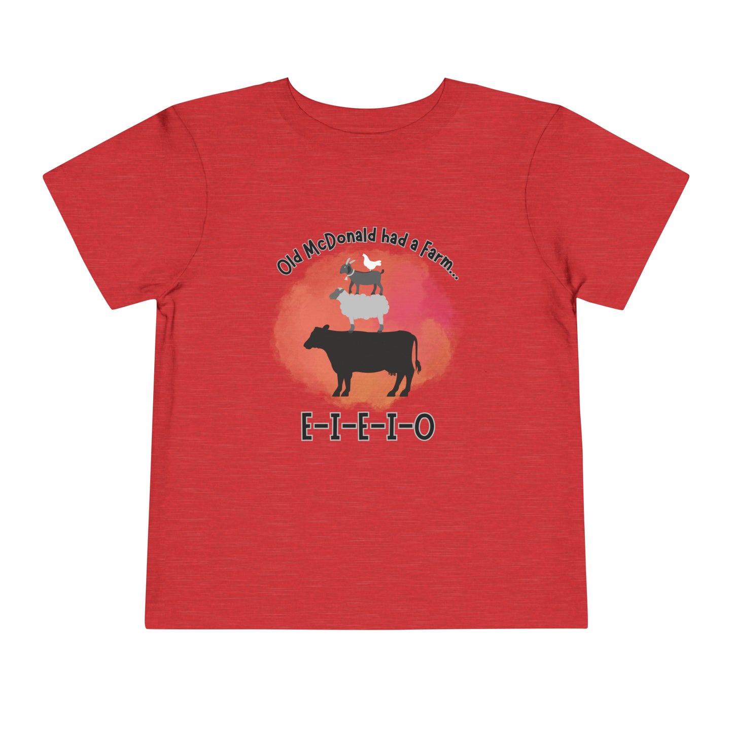 Old McDonald had a Farm Toddler Short Sleeve Tee