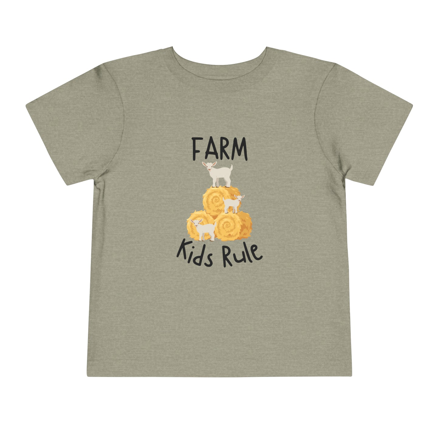 Farm Kids Rule Toddler Short Sleeve Tee