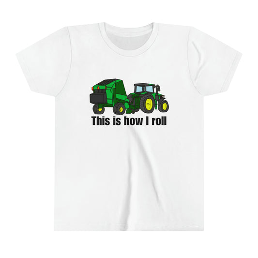 This is how I roll Youth Short Sleeve Tee - My Country Kid