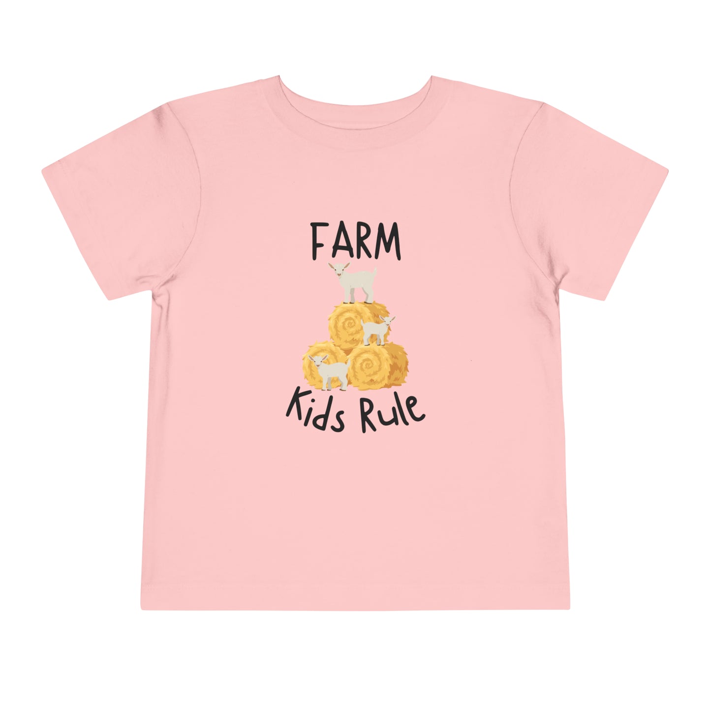 Farm Kids Rule Toddler Short Sleeve Tee