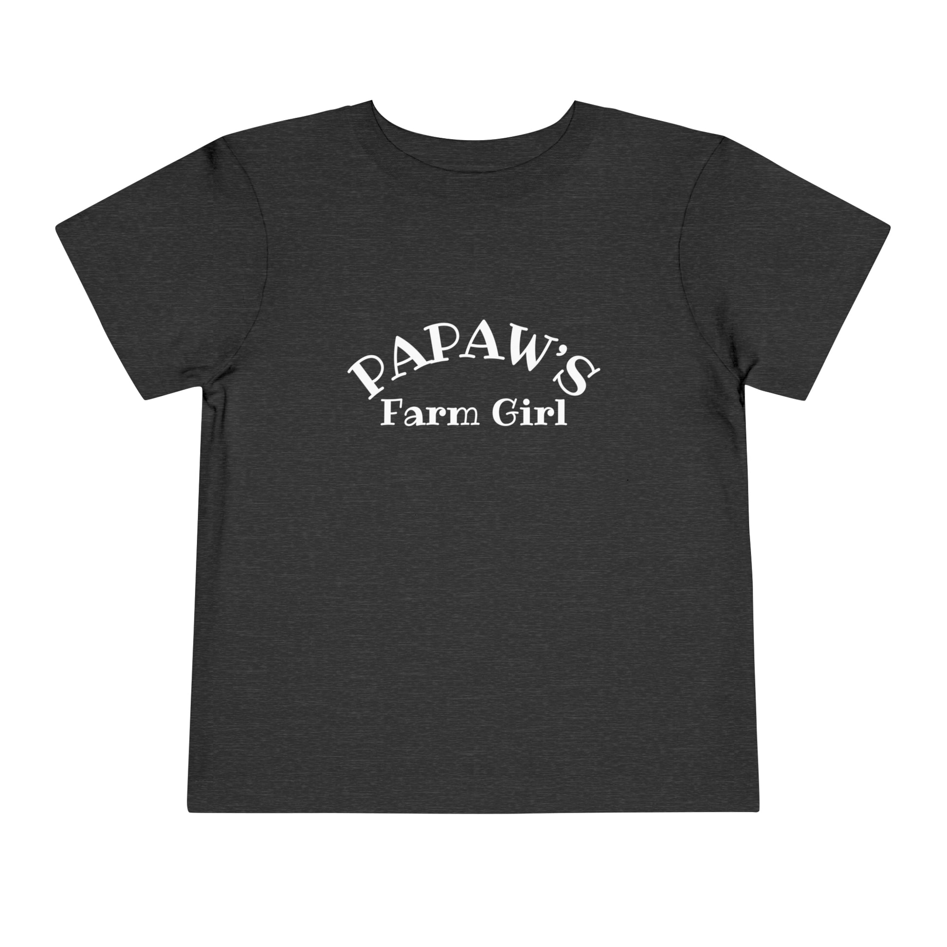 Papaw's Farm Girl Toddler Short Sleeve Tee - My Country Kid