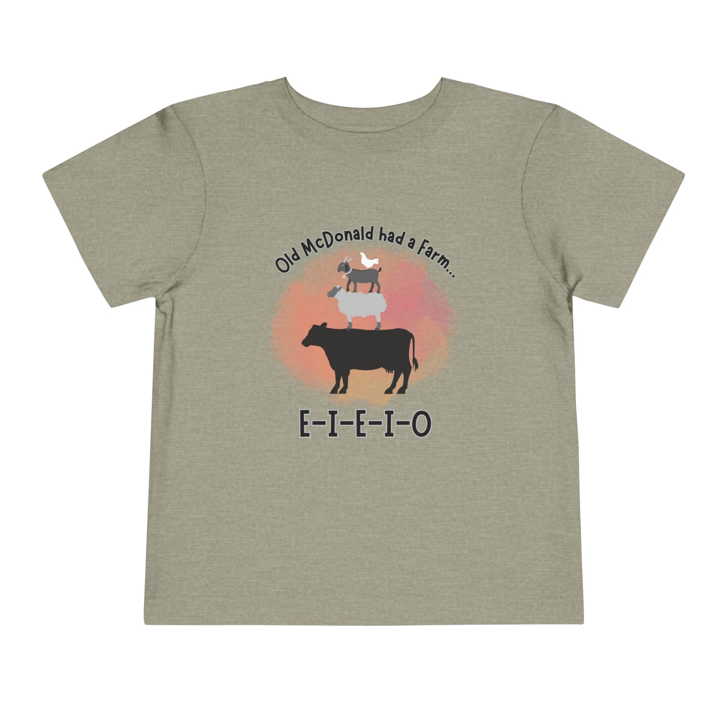 Old McDonald had a Farm Toddler Short Sleeve Tee