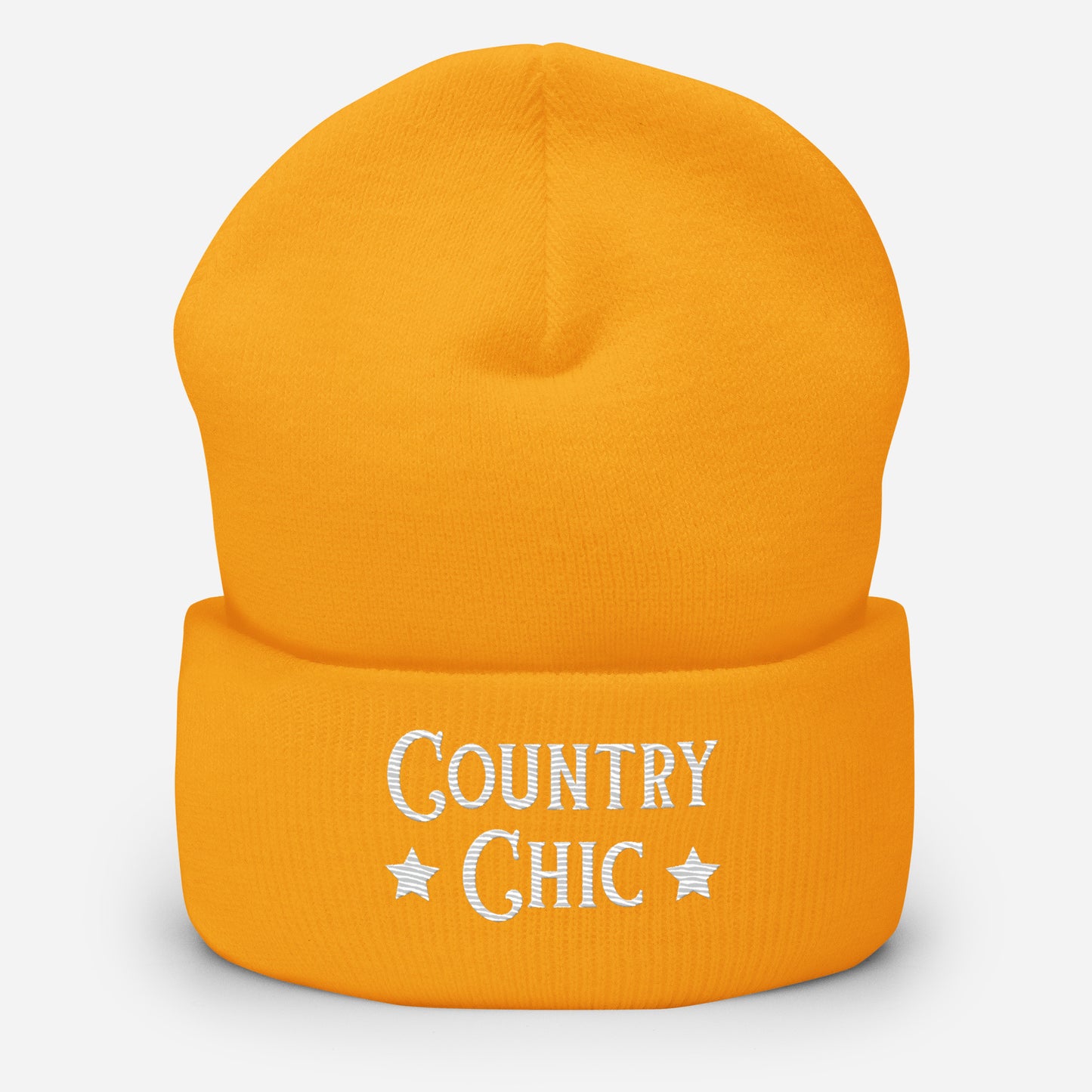 Country Chic Cuffed Beanie