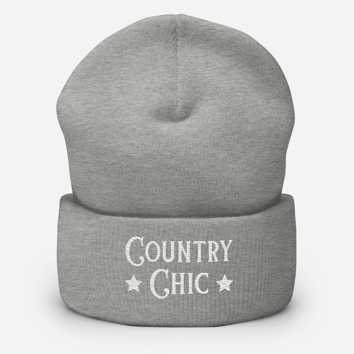 Country Chic Cuffed Beanie