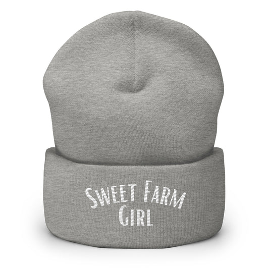 Sweet Farm Girl Cuffed Beanie