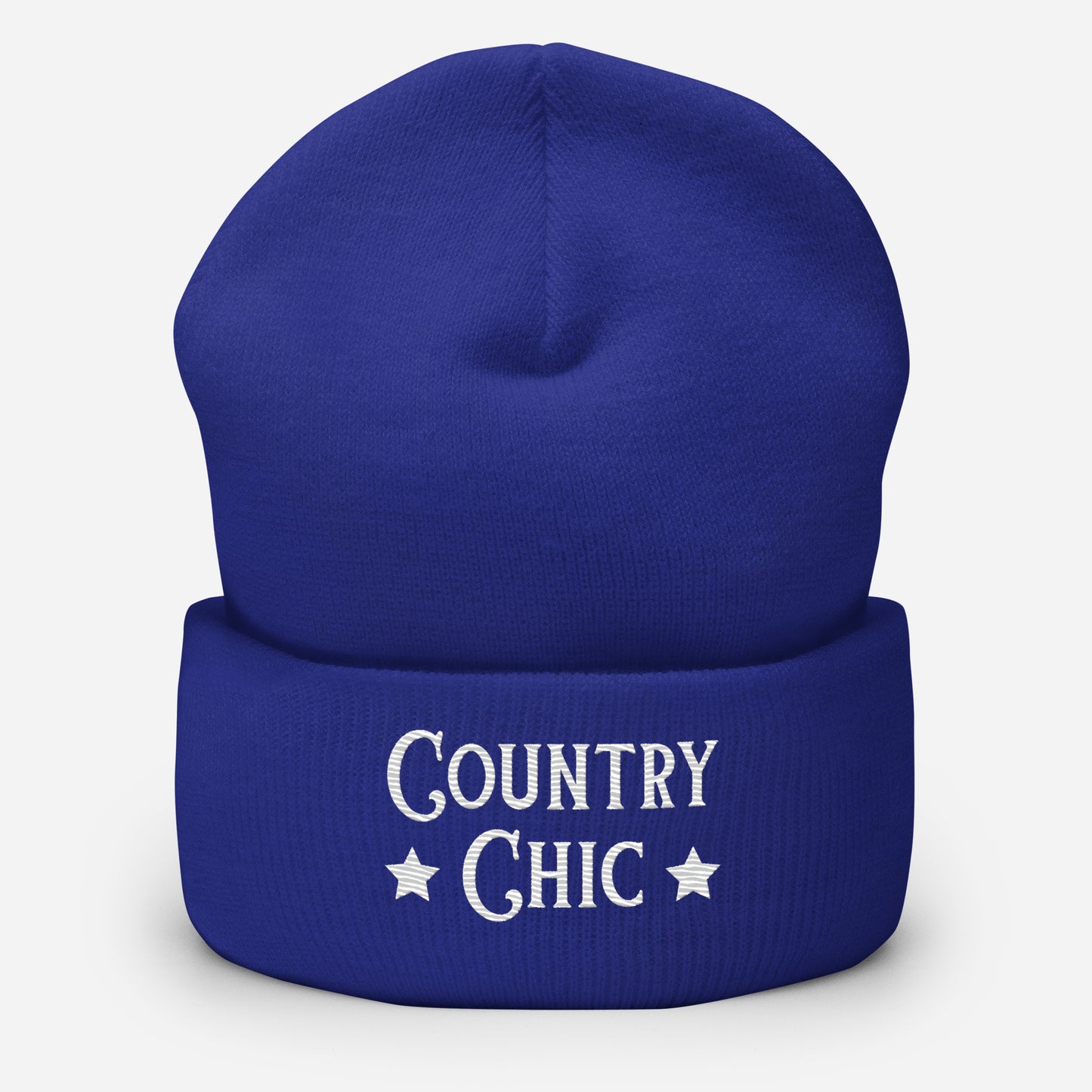 Country Chic Cuffed Beanie