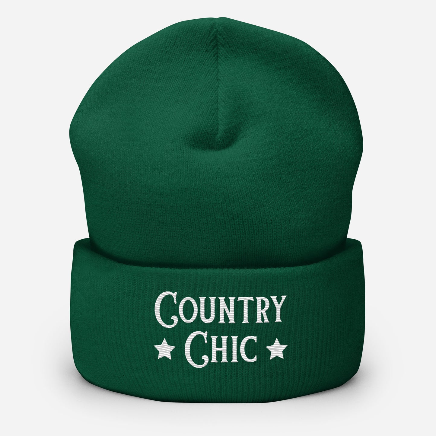 Country Chic Cuffed Beanie