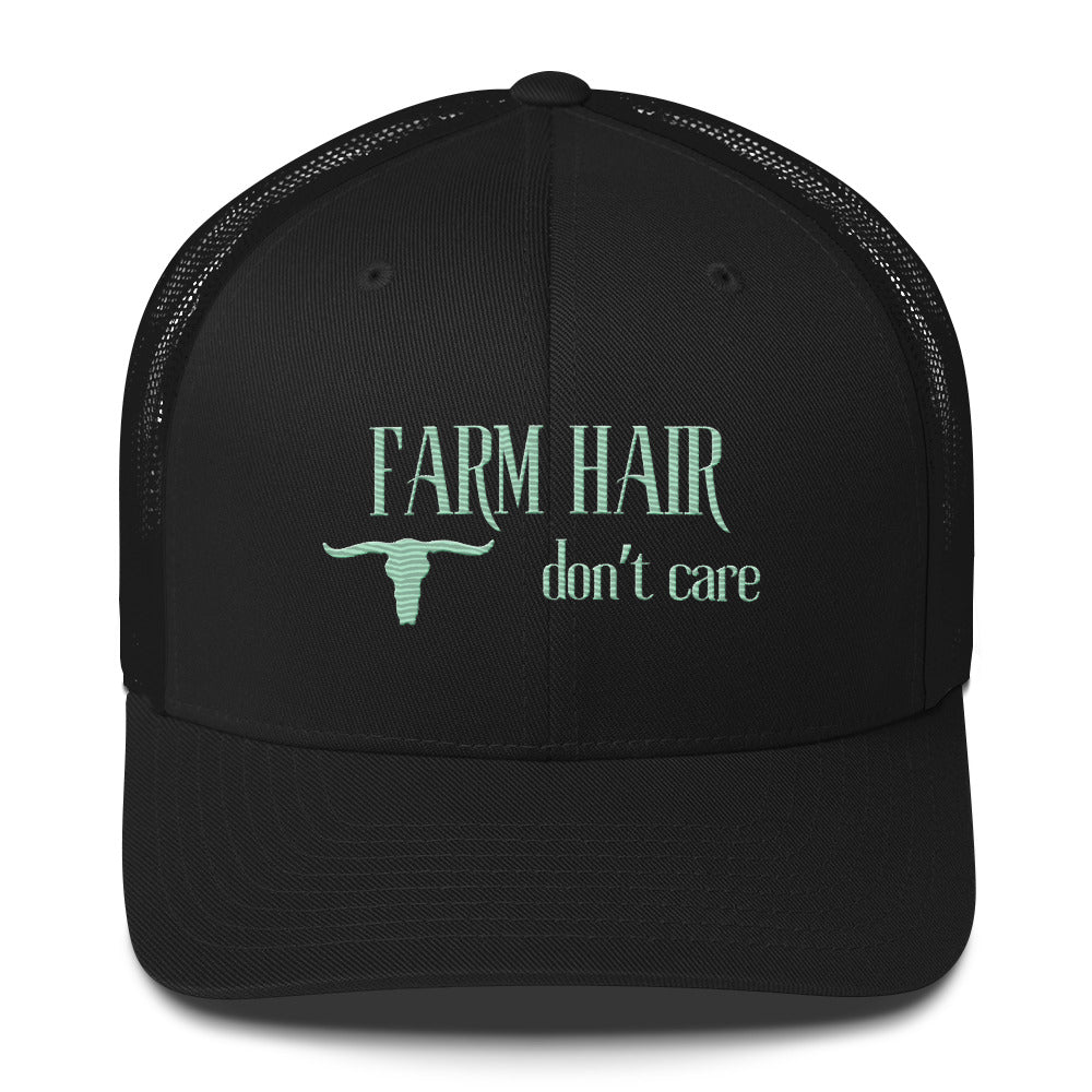 Farm Hair Don't Care Trucker Cap