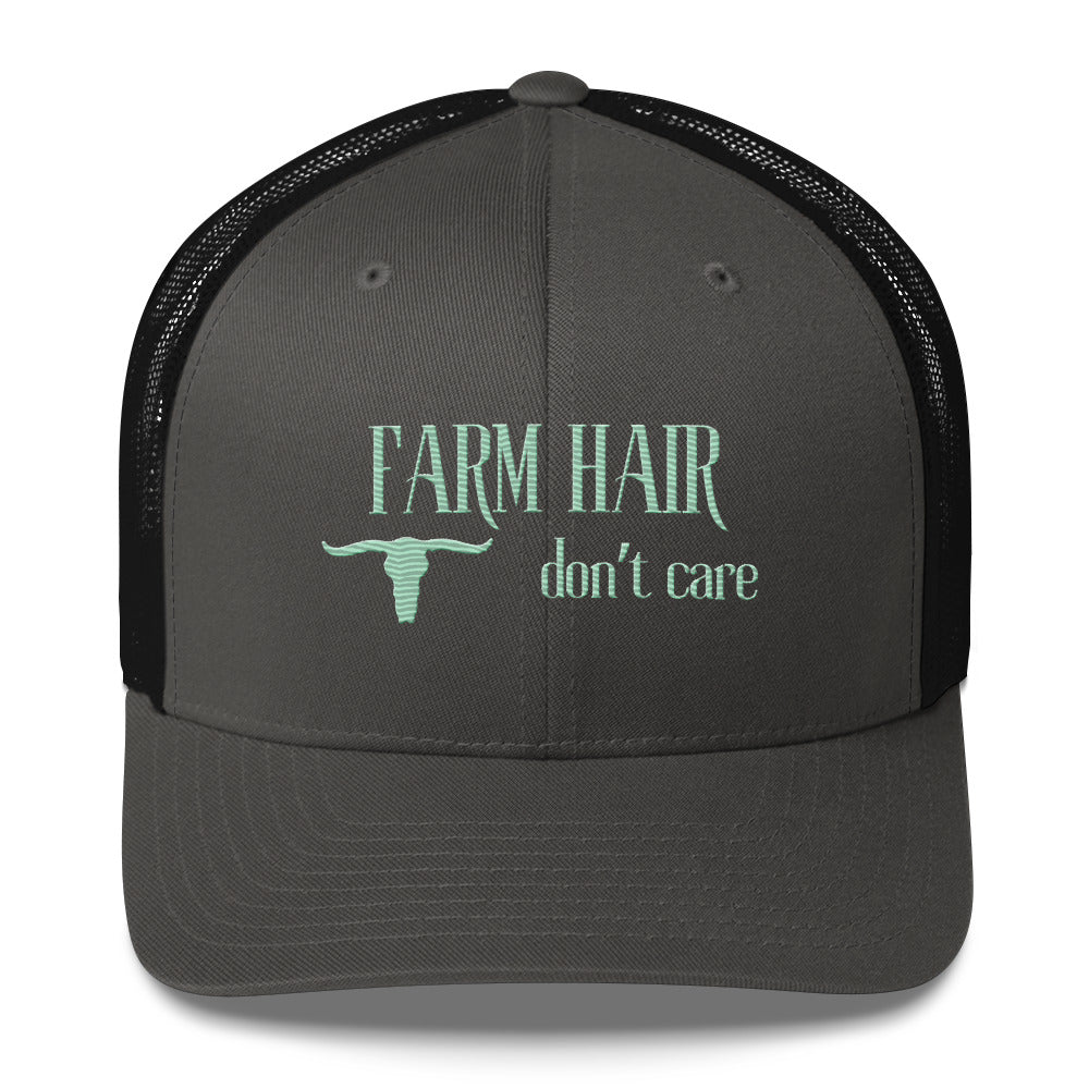 Farm Hair Don't Care Trucker Cap