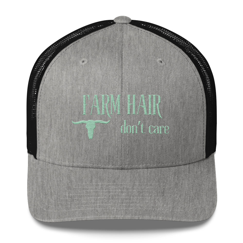 Farm Hair Don't Care Trucker Cap