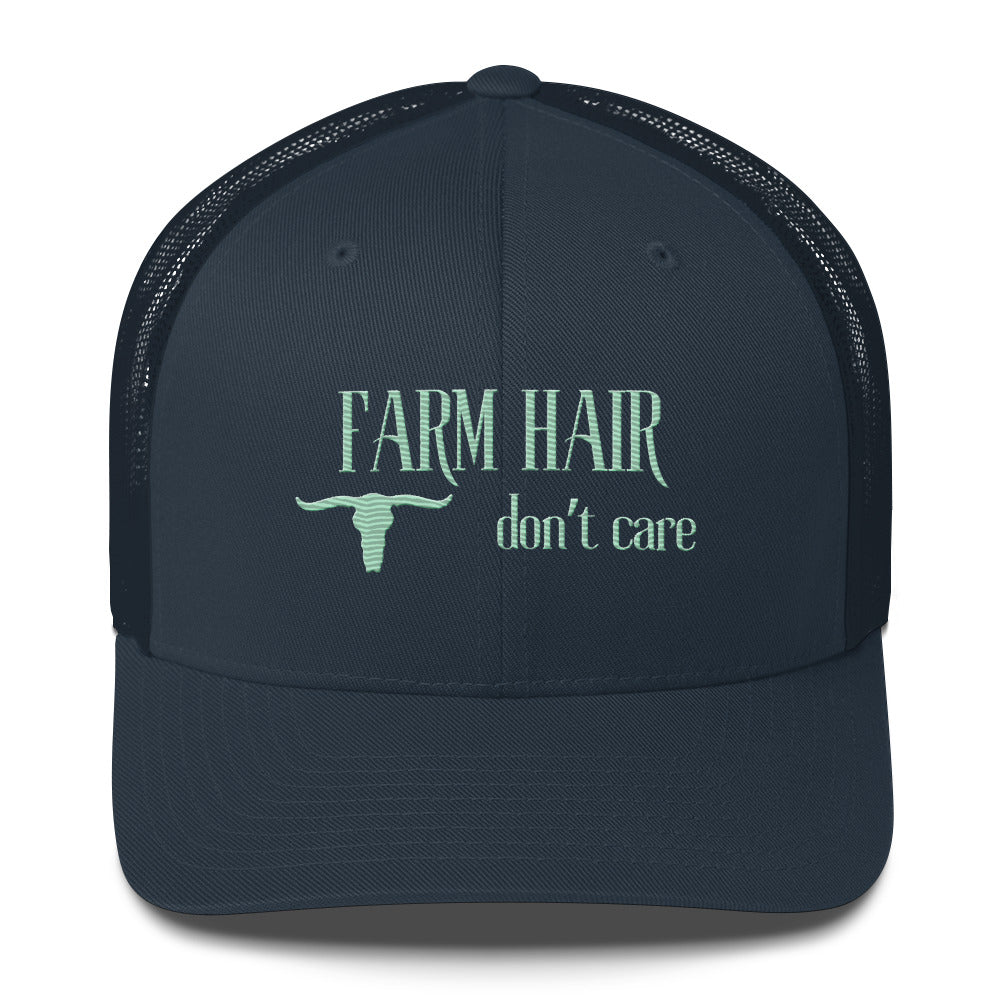 Farm Hair Don't Care Trucker Cap