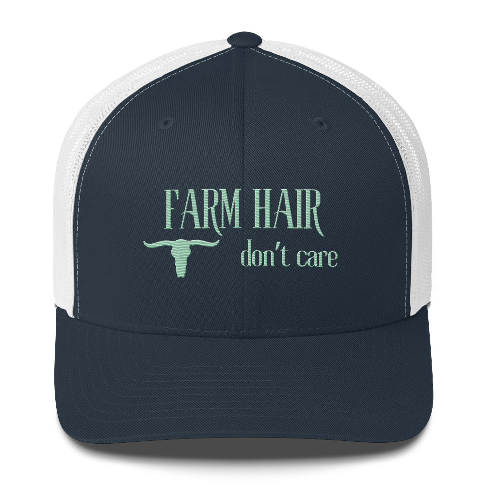 Farm Hair Don't Care Trucker Cap