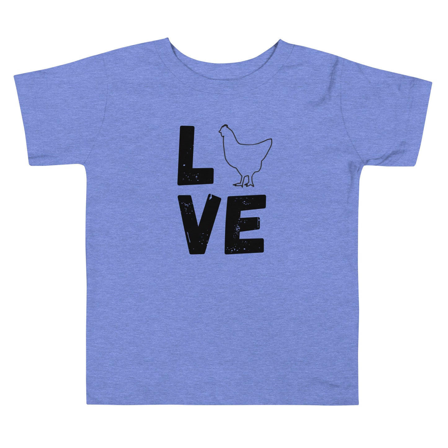 Chicken Love Toddler Short Sleeve Tee