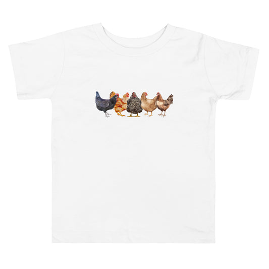 Chickens Toddler Short Sleeve Tee