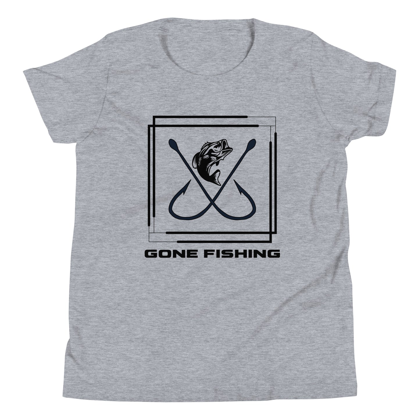 Gone Fishing Youth Short Sleeve T-Shirt