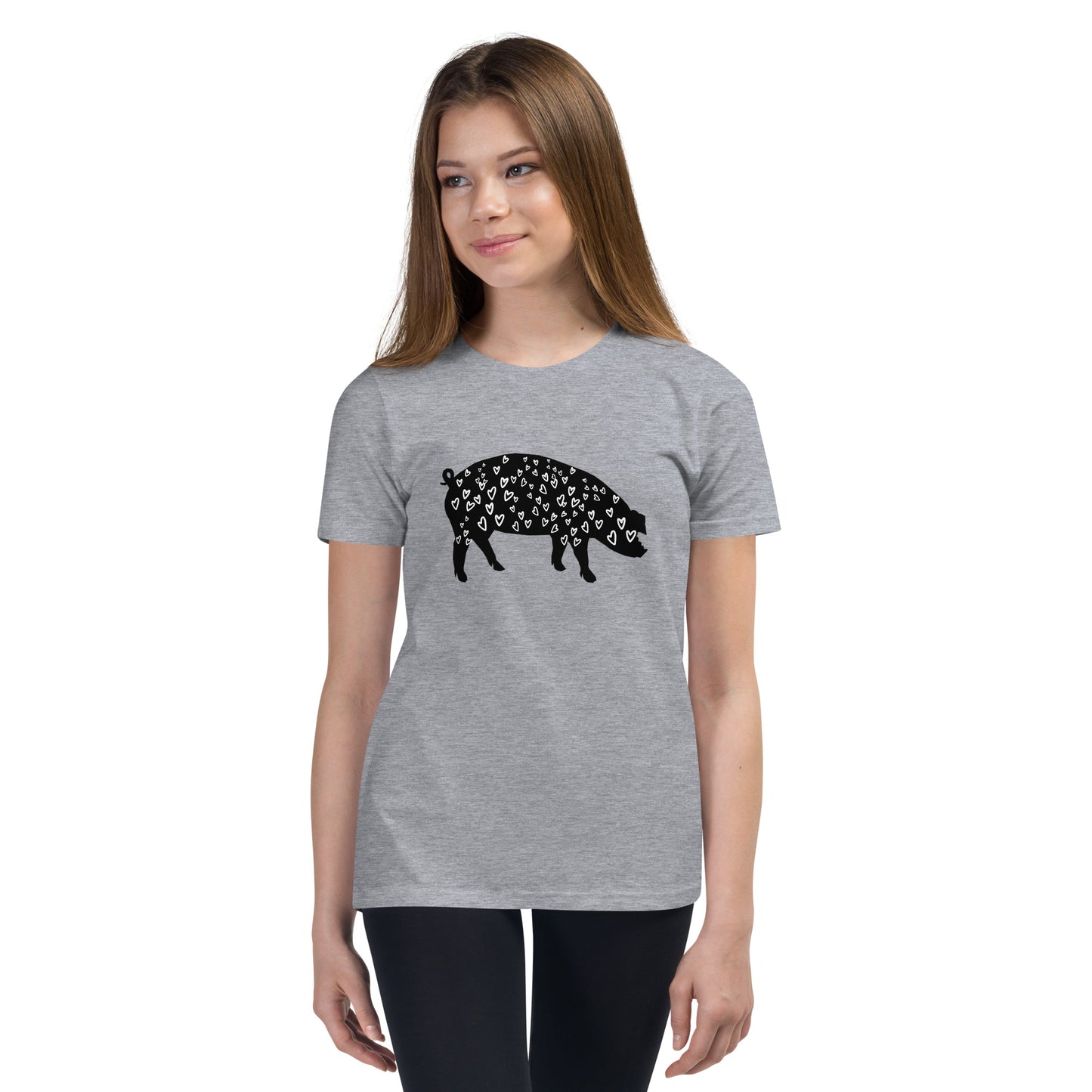 Love Pigs Youth Short Sleeve T-Shirt