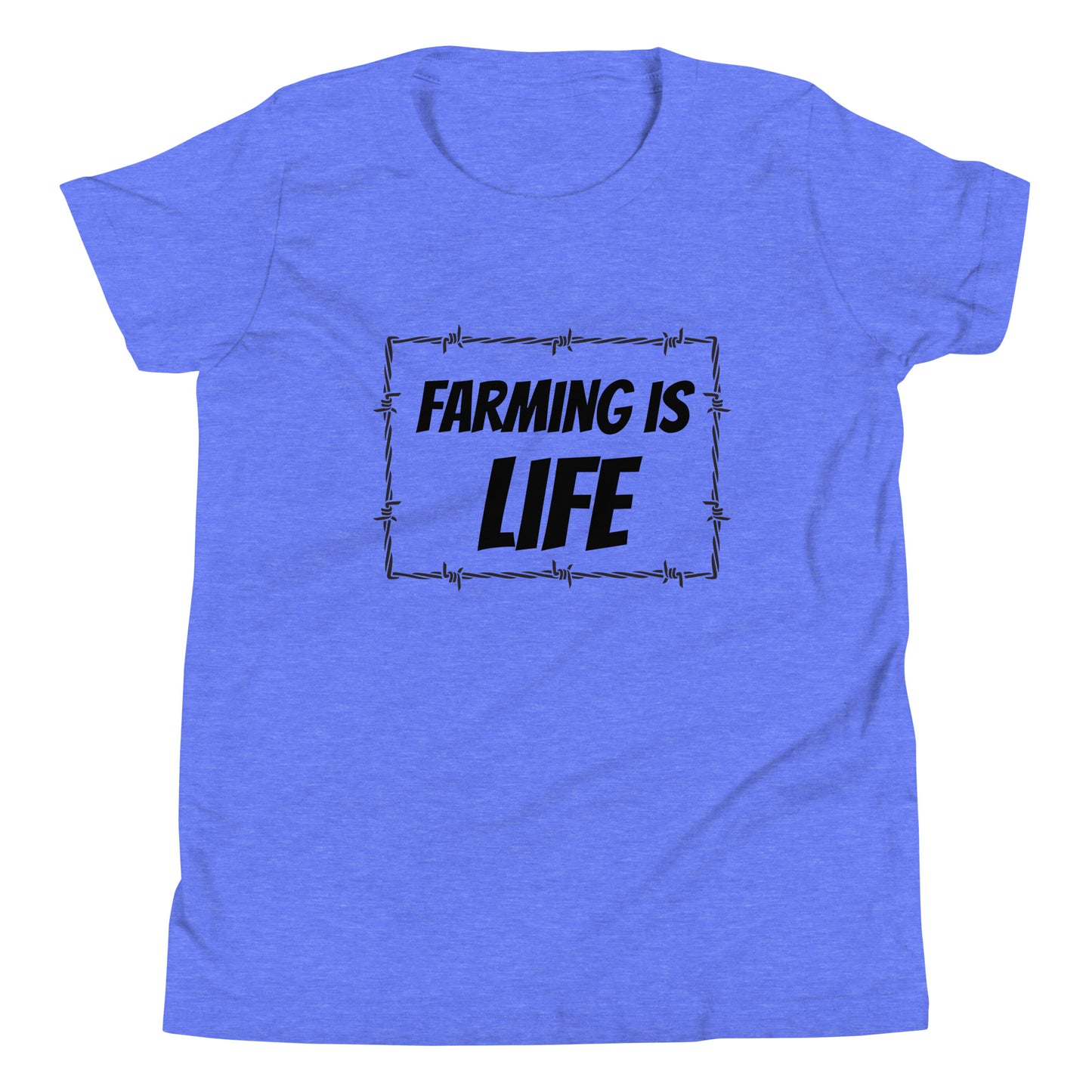 Farming is Life Youth Short Sleeve T-Shirt