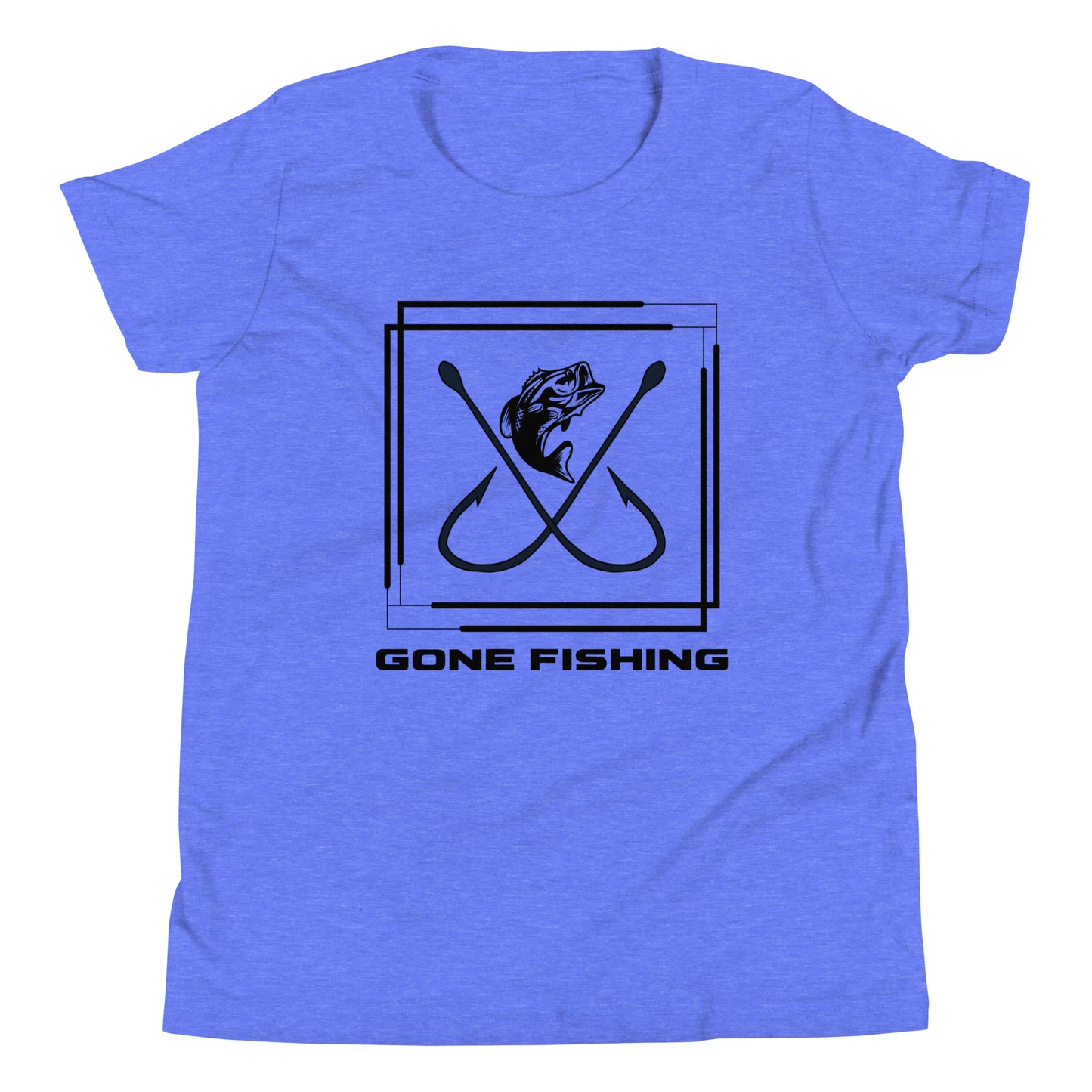 Gone Fishing Youth Short Sleeve T-Shirt