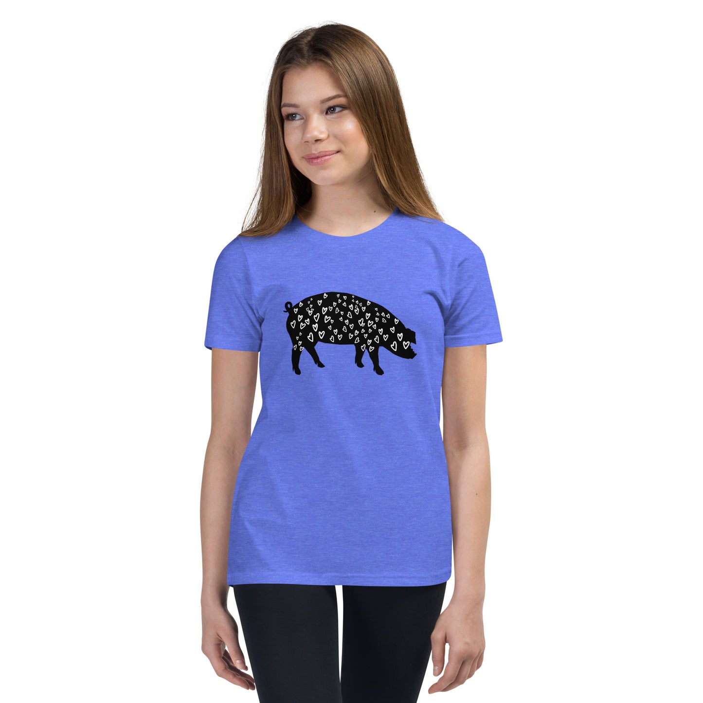 Love Pigs Youth Short Sleeve T-Shirt