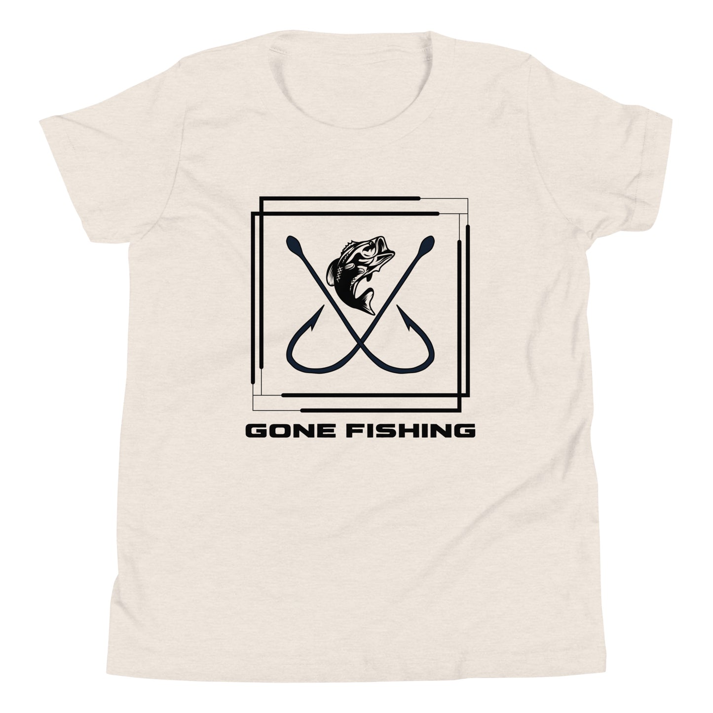 Gone Fishing Youth Short Sleeve T-Shirt