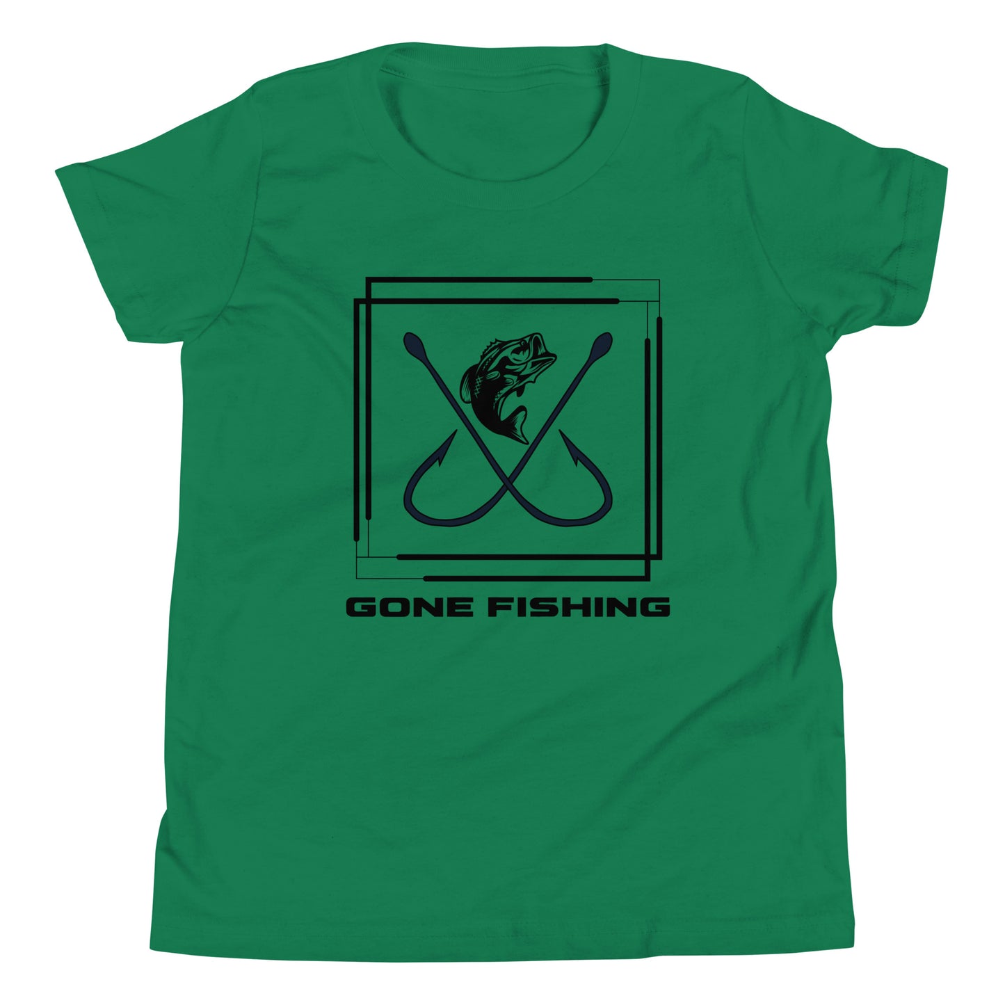 Gone Fishing Youth Short Sleeve T-Shirt