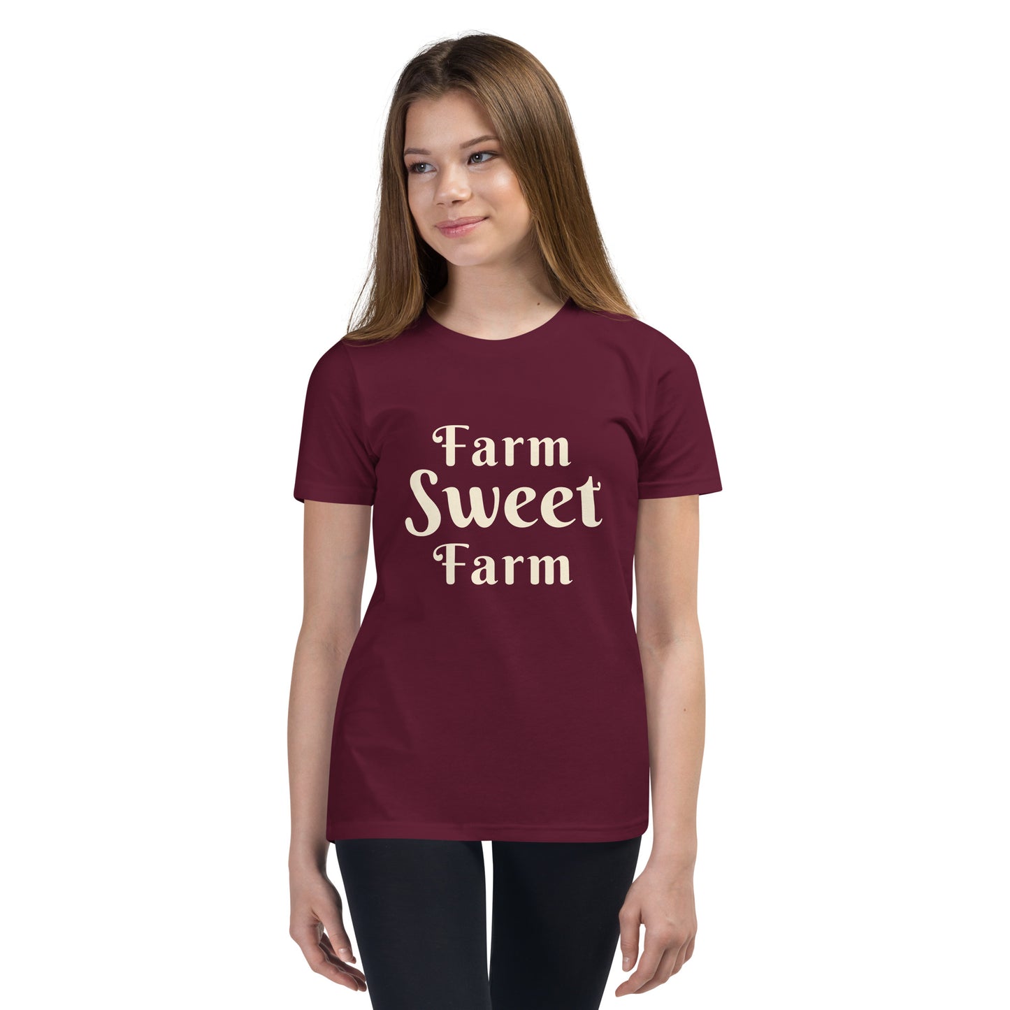 Farm Sweet Farm Youth Short Sleeve T-Shirt