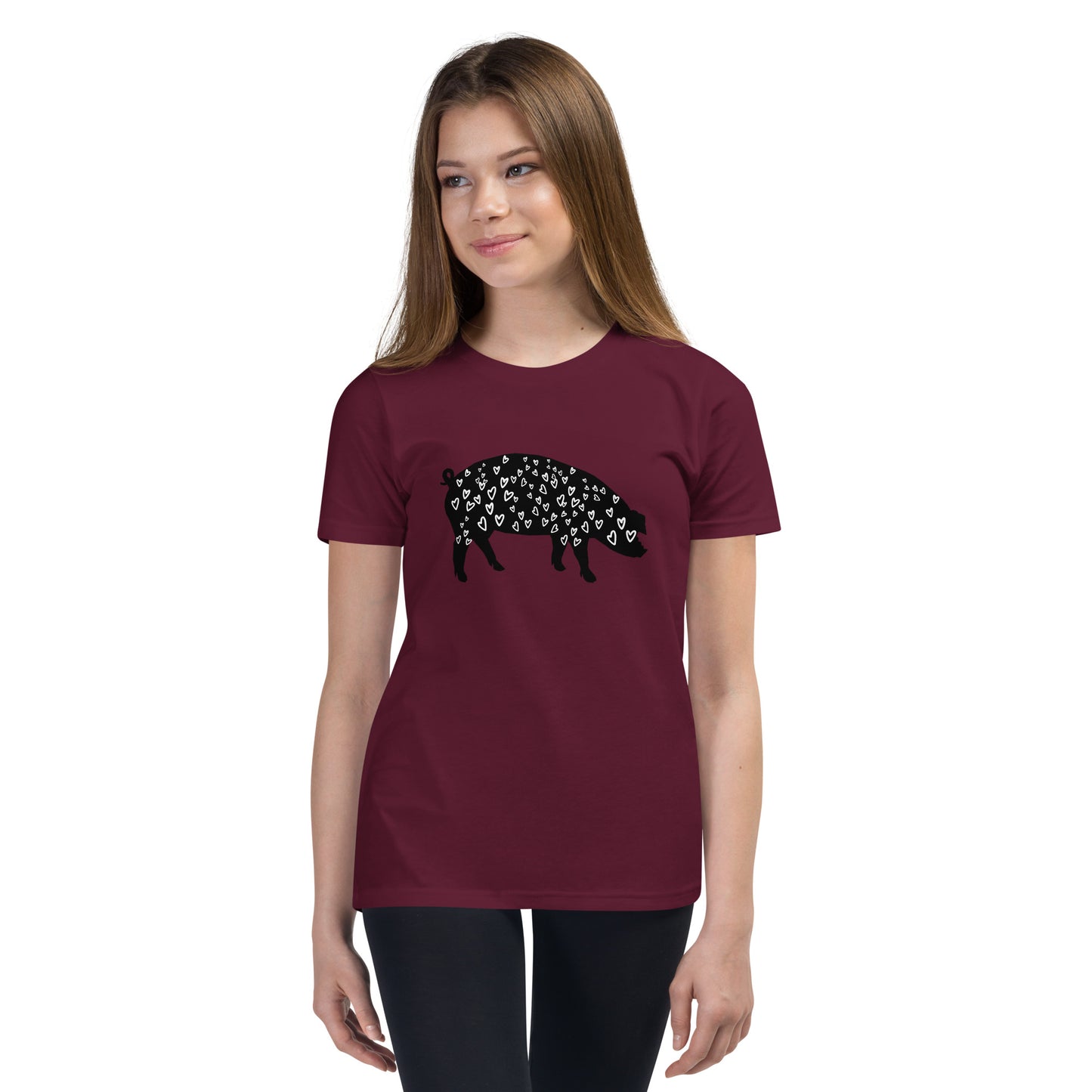 Love Pigs Youth Short Sleeve T-Shirt