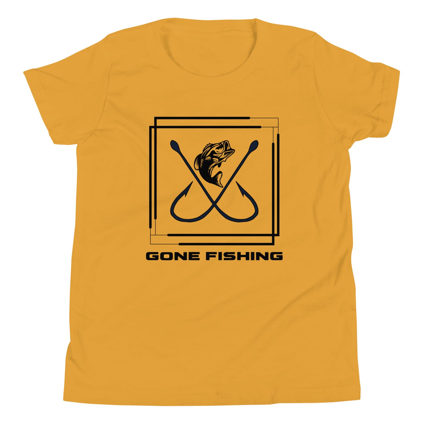 Gone Fishing Youth Short Sleeve T-Shirt