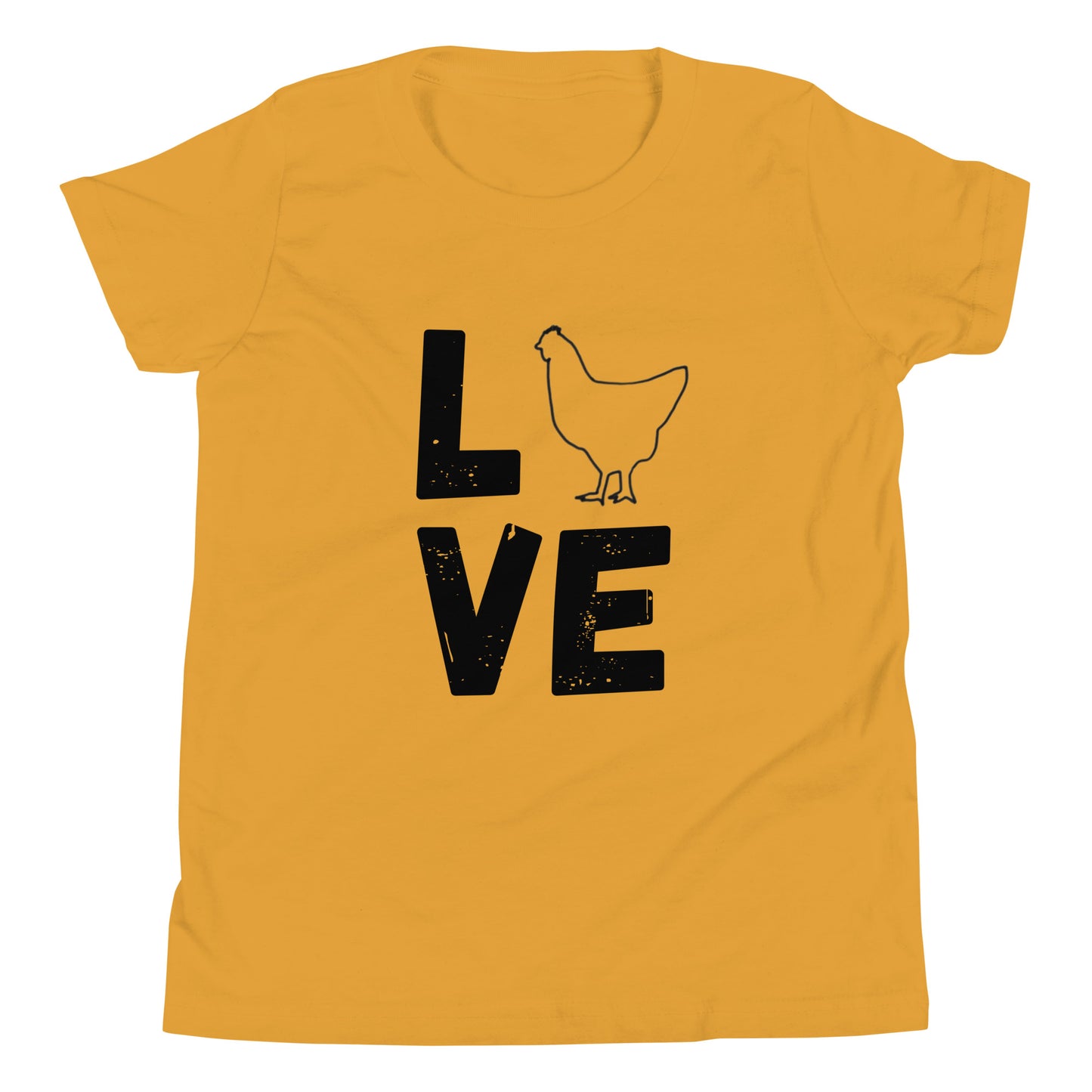 Love Chickens Youth Short Sleeve T-Shirt