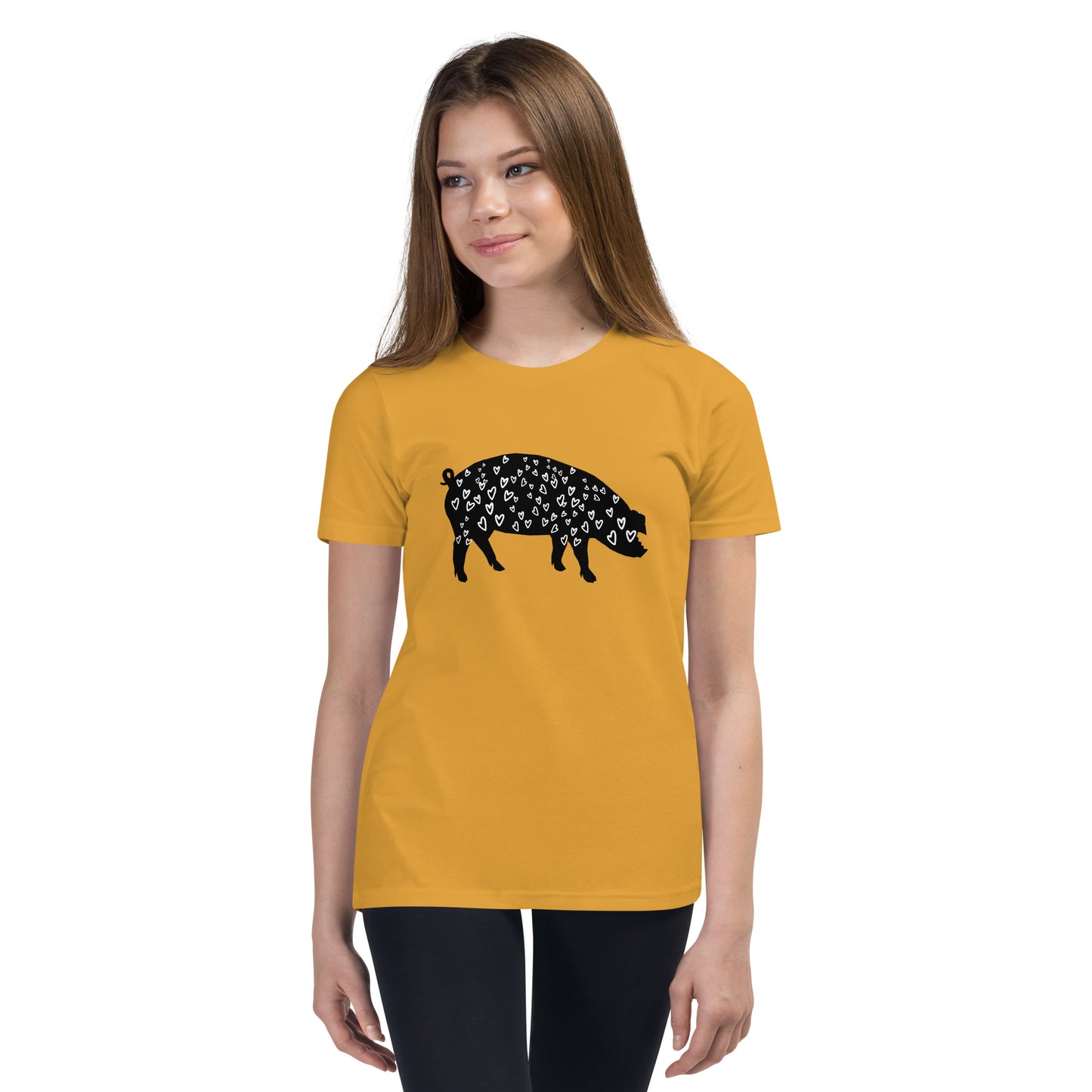 Love Pigs Youth Short Sleeve T-Shirt