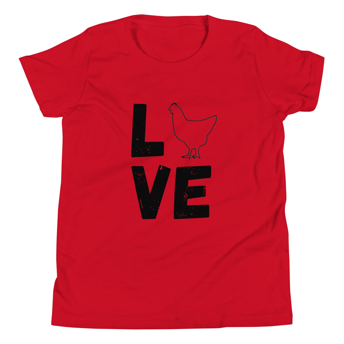 Love Chickens Youth Short Sleeve T-Shirt