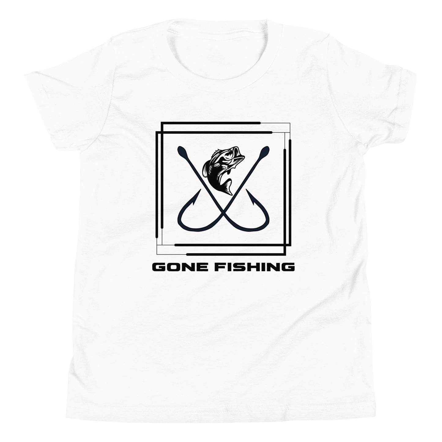 Gone Fishing Youth Short Sleeve T-Shirt