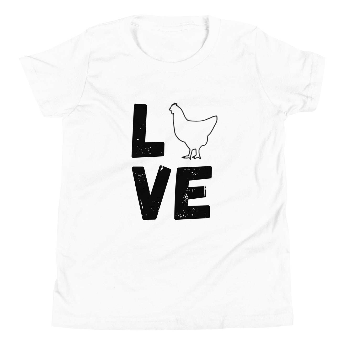 Love Chickens Youth Short Sleeve T-Shirt